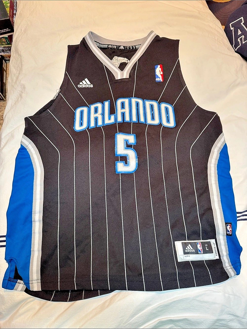adidas Orlando Magic Victor Oladipo #5 Swingman Jersey Black & Blue Jersey